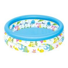 Бассейн Bestway Coral Kids 51008 надувной круглый заплатка для ремонта 102 х 25 см 101 л