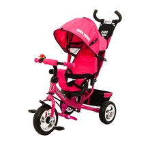 Велосипед 3-х кол. KIDS TRIKE E10 10/8 (Пластик. колеса) РОЗОВЫЙ 1 шт.
