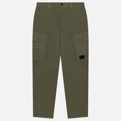 Мужские брюки C.P. Company Twill Stretch Cargo зелёный, Размер 50