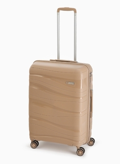 Чемодан унисекс SunVoyage Beige, р. M Seta