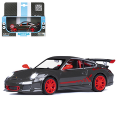 Машинка инерционная Автопанорама 1:32 Porsche 911 GT3 Cup, темно-серый