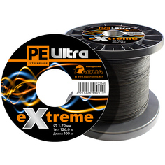 Плетеный Шнур Для Рыбалки Aqua Pe Ultra Extreme 1,70mm (Цвет Черный) 100m