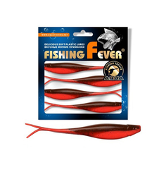 Риппер для дроп-шота AQUA FishingFever BOSS, 9см, 3,2g, 5шт, WH10 (красно-коричневый)