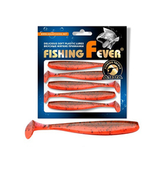 Риппер AQUA FishingFever SLIM, 10,0cm, 5,0g, 5 шт, WH10 (красно-черный), 1 уп.