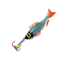 Блесна для рыбалки зимняя AQUA NATURAL 12,0g, 01 (серебристо-голубой, красный) 1шт.