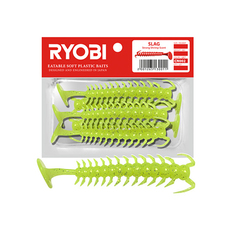 Мягкая силиконовая приманка риппер Ryobi SLAG (71mm), CN002 (moon light), 5 шт.