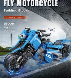 Конструктор MOULD KING 23009 Летающий мотоцикл, 14+, 1 536 дет.