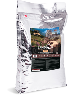 Сухой корм для кошек Landor, ягненок с рисом, обогащенный, 10 кг