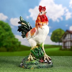 Садовая фигура "Петух" 40х25х55см Хорошие сувениры