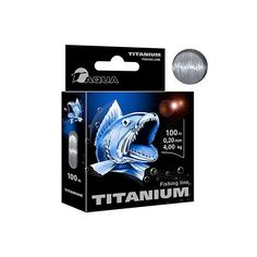 Леска для рыбалки AQUA Titanium 0,20mm 100m ( 1 штука )