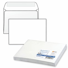 Конверт почтовый C5 KurtStrip 162х229, 80г, стрип белый, 50шт. С50.10.50С