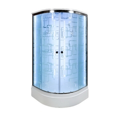 Душевая кабина Deto Em EM2790 90 x 90 см, с крышей, Led-подсветка EM2790LED