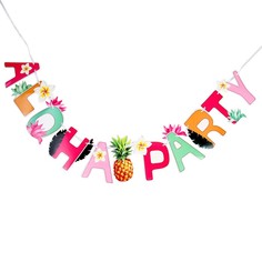 Гирлянда с лентой "Aloha party" Страна Карнавалия