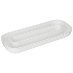 Менажница Bronco soul kitchen овальная 2 секции 30*11,5*3,5 см кор=32шт