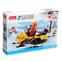 Конструктор Sluban Город, Снегоход, 115 деталей