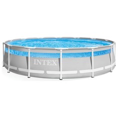 Бассейн каркасный PRISM FRAMETM PREMIUM 427 х 107 см (фил.насос,лест,тент,подст) 26722NP Intex