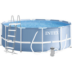 Бассейн каркасный PRISM FRAME POOL 366 х 122 см (фил.насос, лестница) 26718FR Intex