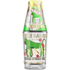 Джин Green Baboon Pink 0,7 л в подарочной упаковке + стакан