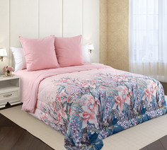 Постельное белье с одеялом Ненаглядная 1, перкаль, 2-спальное,, наволочки 70х70 Текс Дизайн