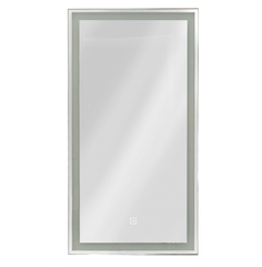 Зеркало-шкаф Art&Max Techno 35 R с подсветкой, черное AM-Tec-350-650-1D-R-DS-F-Nero