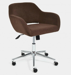 Кресло MODENA хром флок , коричневый, 6 Tet Chair