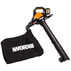 Воздуходувка-пылесос WORX WG583E 40V с двумя 4АЧ батареями и двойной 2А зарядкой