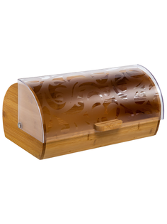 Хлебница с крышкой OLAFF бамбук 39x14x25 см 184-18010