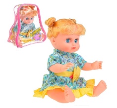 Кукла Play Smart Алина, звук, в рюкзаке, подвижные руки, ноги, голова 7632 Playsmart