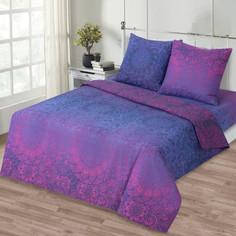 Постельное белье евро простынь на резинке бязь Энигма Арт Дизайн