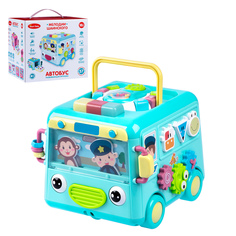 Развивающая музыкальная игрушка Автобус ТМ Smart Baby, элементы бизиборда, JB0334009