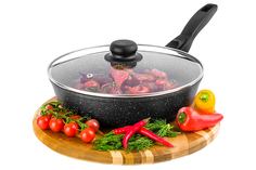 Сковорода универсальная Elan Gallery Гармония вкуса 24 см черный 120249
