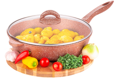 Сковорода универсальная Elan Gallery Гармония вкуса 28 см черный 120961