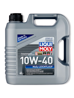 Полусинтетическое моторное масло Liqui Moly MoS2 Leichtlauf 10W-40 4 л (6948)
