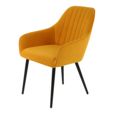 Стул для кухни Roombell Bronson желтый