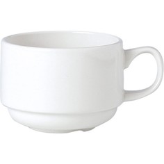 Чашка кофейная Steelite Симплисити 100мл 85х65х50мм фарфор белый