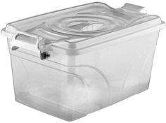 Контейнер для пищевых продуктов с крышкой NS 9л 360х180х210мм полипропилен прозрачный