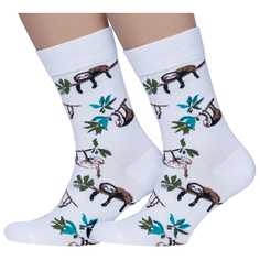 Комплект носков унисекс Hobby Line 2-80153 белых 39-43