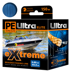 Плетеный Шнур Для Рыбалки Aqua Pe Ultra Extreme 0,80mm (Цвет Синий) 150m