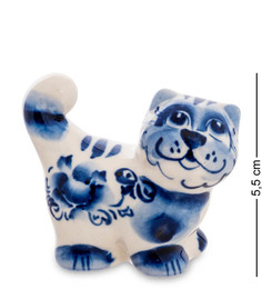 Фигурка Кот-Хвост нов. (Гжельский фарфор) ГЛ-608 113-706811 Art East