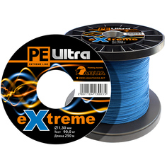 Плетеный Шнур Для Рыбалки Aqua Pe Ultra Extreme 1,30mm (Цвет Синий) 250m