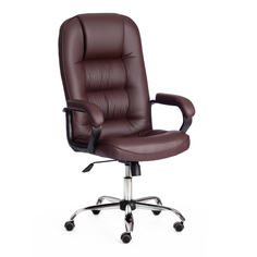 Кресло TetChair СН9944 (22) хром кож/зам, коричневый, 36-36