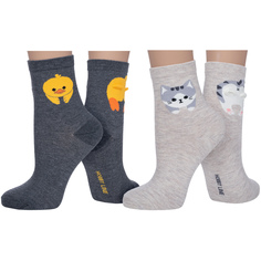 Комплект носков женских Hobby Line 2-243 разноцветных 36-40