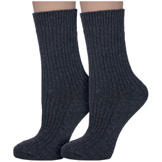 Комплект носков женских Hobby Line 2-6199 серых 36-40