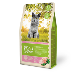 Сухой корм для кошек Sams Field Sterilised с курицей, овощами 2.5 кг