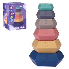 Развивающая игрушка пирамидка Smart Baby, учись и играй, формочки, сортер, JB0334068