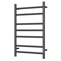 Полотенцесушитель электрический BAU Stil 50х80, 7 планок, черный RAL 9005 Bauedge
