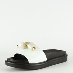 Шлепанцы женские COVANI DF-S23-LM3-01-2 белые 39 RU