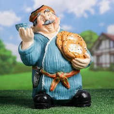 Садовая фигура "Чайханщик с лавашом" 40см Хорошие сувениры