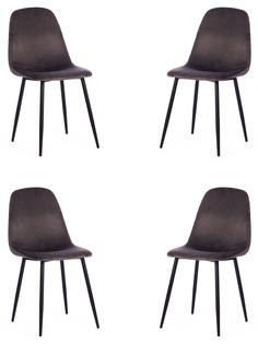 Стул TetChair BREEZE (mod. 4724), светло-серый/черный