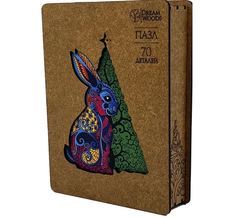 Пазл Dream Woods: Заяц фигурный (70 деталей)